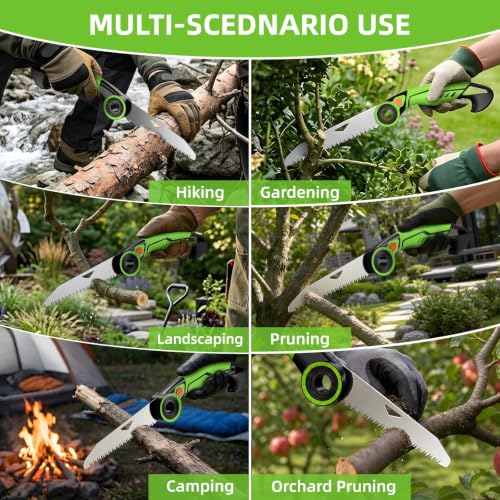 Pruning Saw with Extra-Long Blade,Hand Saw for Wood Cutting and Trimming - size: 14.5