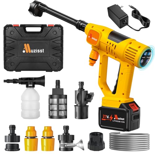 1100PSI Cordless Car Washer,Portable Battery Powered Cleaning Tool