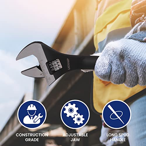 Lichamp 16-Inch Adjustable Construction Spud Wrench
