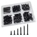 205PCS Assorted Wood Screws, Drywall Screws, Wood Screws Assortment Kit, Screw Assortment Kit,Phillips Assorted Screws, Contain 6 Sizes(2'', 1-1/2'', 1-1/4'', 1'', 3/4'', 5/8'') - size: 6 Sizes - 205PCS