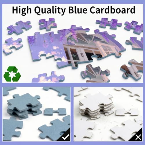 1000 Piece Puzzle for Adults, Afternoon Under Wisteria - color: Afternoon Under Wisteria