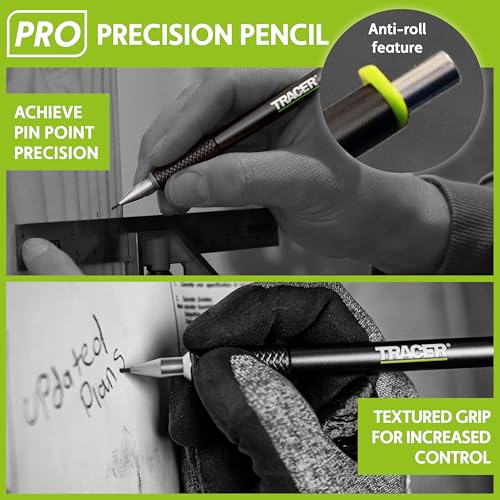 Tracer Pro Aluminum 5pc Construction Pencil Mechanical Carpenter Pencils - style: 3pc Full Set