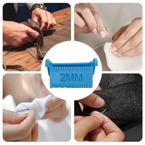 6 PCS Edge Stitch Lock Sewing Gauge Ruler Set Hand Quilting Ruler Set - size: 2mm/3mm/4mm