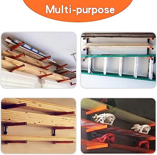 Ultrawall Wall Mount Wood Organizer and Lumber Storage Rack with 3-Level - style: Casual