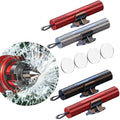 4 Pack 2026 Upgraded Safety Hammer,Safe Hammer Glass Breaker Under Water, Window Breaker and Seatbelt Cutter,Emergency Escape Tool,Seat Belt Cutter and Glass Breaker for Cars - color: Red+Red+Black+Sliver