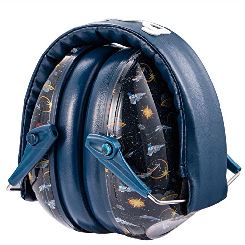Snug Kids Earmuffs – Noise Reduction for Toddlers & Children – Adjustable, Lightweight, Foldable, Soft & Comfortable - color: Space Wars