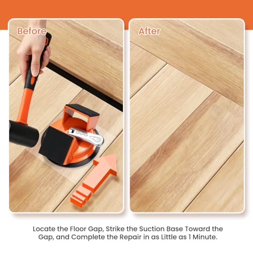 Floor Gap Fixing Tools for Laminate, Hardwood, Vinyl Plank & LVP Flooring