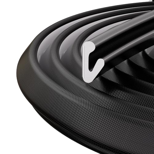 2Pcs x 26ft Black V-Shape Small Weather Stripping Door Frame Seal - color: Black, size: 2Pcs x 26 FT