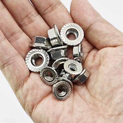 240PCS M5 M6 M8 Flanged Bolts and Nuts Kit,Stainless Steel 304 Metric Flanged Hex Screws Nuts Includes 14 Most Common Sizes - color: 240PCS M5 M6 M8 Bolts and Nuts Kit