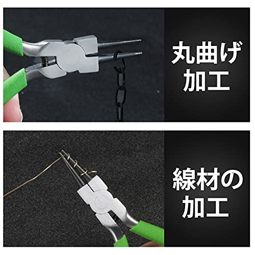 Round Nose Pliers - 4 Inch Jewelry Making Tools with Spring Loaded Mini Pliers, Smooth Jaws for Wire Looping, Wrapping, Beading & Creating Eye Pins - style: Round Nose Pliers