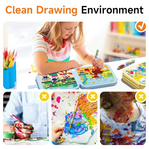Timetome Water Painting Books for Kids Ages 3-6