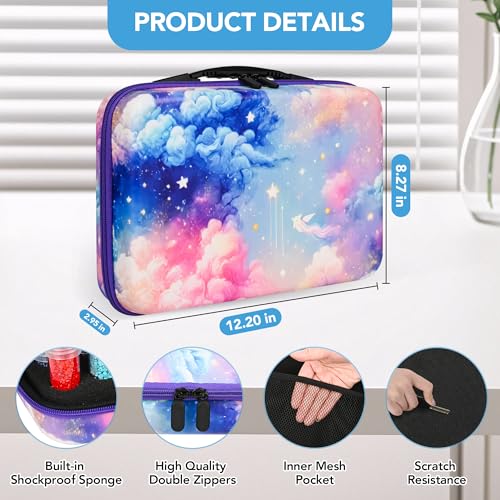 MERATIA Diamond Painting Storage Case Organizer, 40 Slots with Accessories - color: Celestial Journey-40 Slots