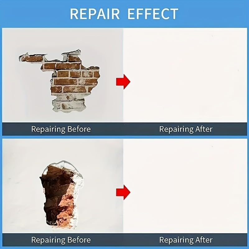 6-Inch Wall Repair Patch, Self-Adhesive Fiber Mesh Foam Board for Drywall Crack Repair, Quick Fix for Ceiling and Wall Holes, Easy DIY Installation Tool