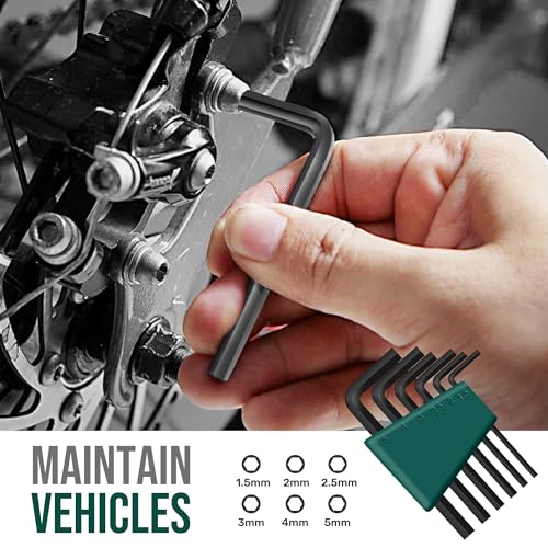 Hi-Spec Small Tool Kit Compact Set for Home and Office DIY, Green - color: Green