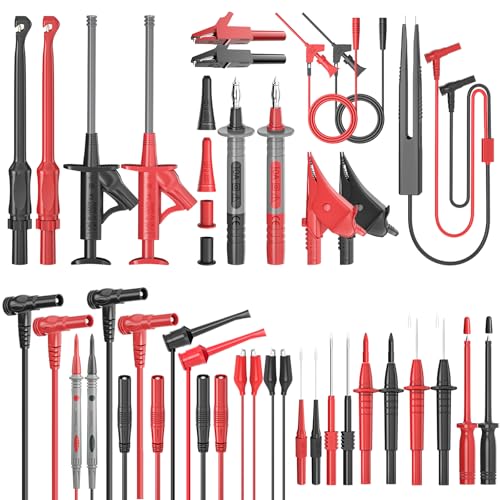 Goupchn Silicone Multimeter Test Leads Kit 33PCS for Electrical Testing - style: 33PCS
