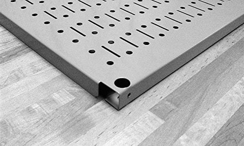 Wall Control Pegboard Rack Horizontal Metal Pegboard Garage Tool Storage Pack - Two 32-Inch Wide x 16-Inch Tall Easy To Install Peg Boards (Purple) - color: Purple