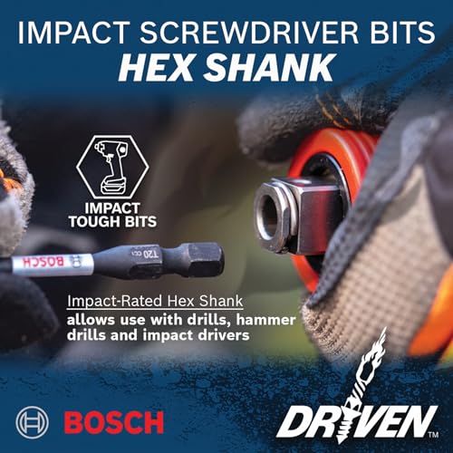 Bosch SDMSD44 44 pc. Driven Impact Screwdriving Custom Case Set