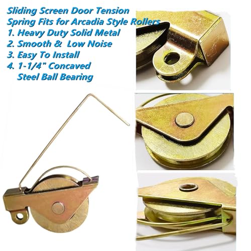 4-Pack Sliding Screen Door Rollers Compatible with KDEX20 Series