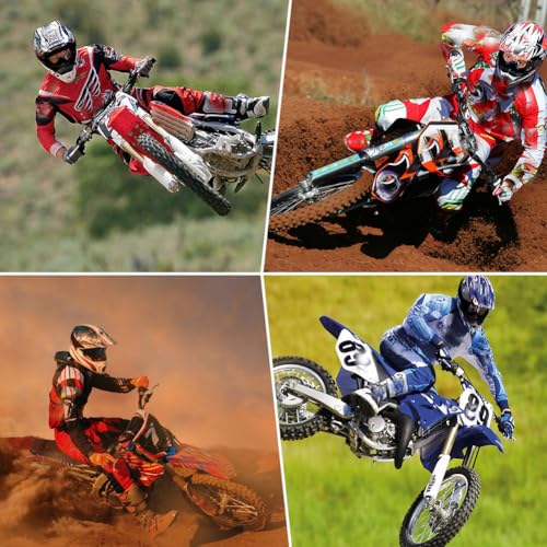 ATV Dirt Bike Goggles 2-Pack Motorcycle Gear Motocross Riding Racing - color: Color Lens