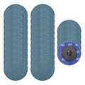 25 Pcs 2" 40 Grit Quick Change Surface Conditioning Discs | Aluminum Oxide Die Grinder Sanding Disc for Surface Prep Deburr Polish Rust Paint Removal, Blue - size: 2" (40 Grit)