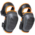 Klein Tools 60491 Hinged Knee Pads, Heavy Duty Gel Foam Protective Knee Pads with Quick-Fasten Buckle and Thigh Strap, Black - size: Standard
