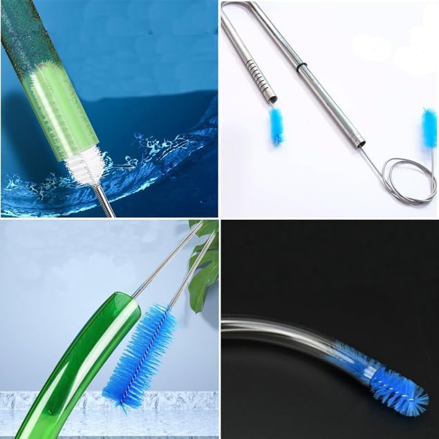 5p Dryer Vent&AC Drain Line Cleaner Brush,Multifunctional Pipe Cleaning