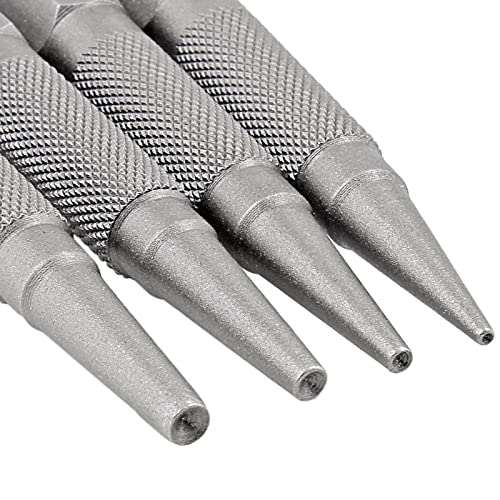 4pcs Nail Setter Punch, Center Punch Set, Nail Driver Tool