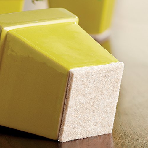 Soft Touch Self-Stick Furniture Felt Sheet for Hard Surfaces to Cut into Any Shape - Oatmeal, 4-1/2" x 6" sheets, Linen (2 pack)
