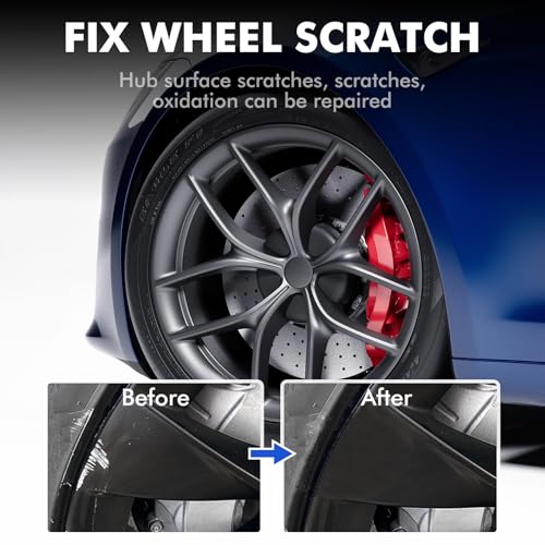Aero-G Metallic Rim Touch Up Paint for Tesla Wheels - color: Aero-G Metallic