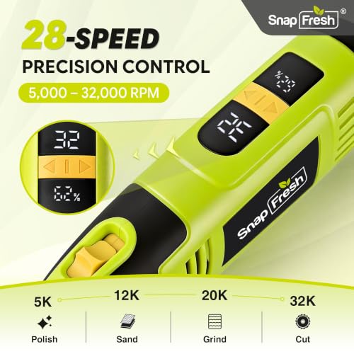 SnapFresh 12V Cordless Rotary Tool Kit, 32,000 RPM, 111 Accessories - size: 12