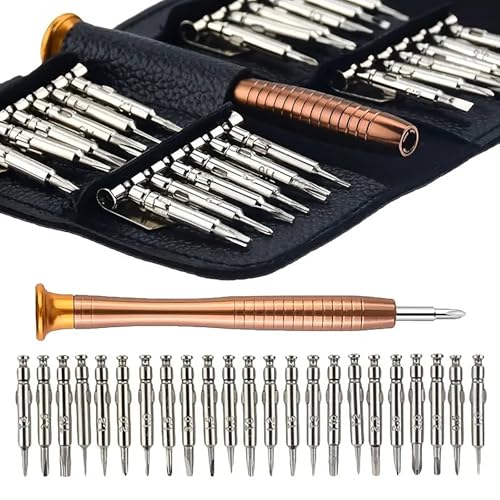 25-in-1 Screwdriver Set Mini Precision Screwdriver Set,Multi-Function Repair Tool Kit for Phone Laptop Glasses Electronics Watches Household Home Repair Tool - color: Style 1