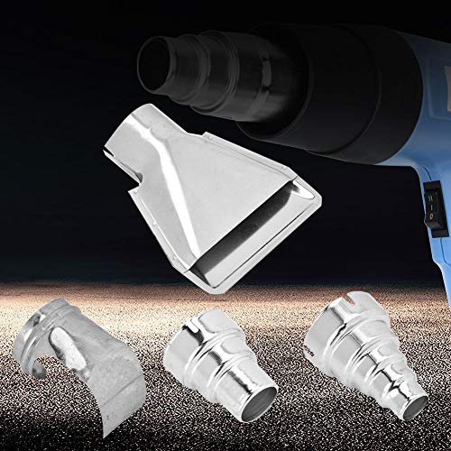 Tbest Heat Gun Tips,Mini Heat Gun Accessories,Heat Gun Nozzle 4Pcs Heat Gun Air Nozzles Electric Kit Accessories Industrial Tools Shrink Wrap