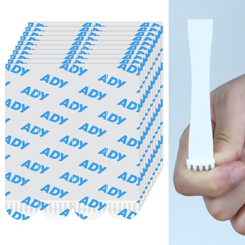 ADY Picture Hanging Strips for Wall Heavy Duty, Double Sided Tape Damage Free 40Pairs, Mounting Adhesive Strips Removable - size: XL-1in x 4.52in