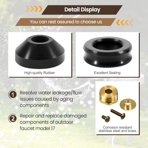 RK-17MH Repair Kit, Woodford Model 17 Repair Kit for Outdoor Faucets - color: RK-17MH