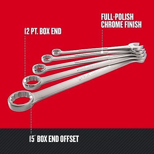 CRAFTSMAN Wrench Set, SAE, Jumbo, 5-Piece (CMMT12054) - style: 5 Piece SAE