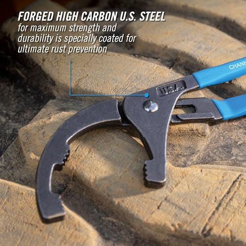 Channellock Oil Filter and PVC Plier 209 - Adjustable 4 Position Grip - 9-Inch - size: 9 inch