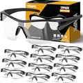 Safety Glasses for Men, Anti Scratch & UV Protection Work Glasses - color: 12 Pack Clear