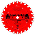 Freud LM72R008 8" Heavy-Duty Rip Blade, Multi, One Size - style: 8-Inch 24 Tooth FTG Ripping Saw Blade with 5/8-Inch Arbor and PermaShield Coating