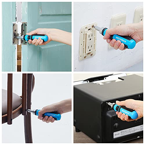 MECHMAX 68-Piece Ratcheting Screwdriver Set with Bits & Sockets