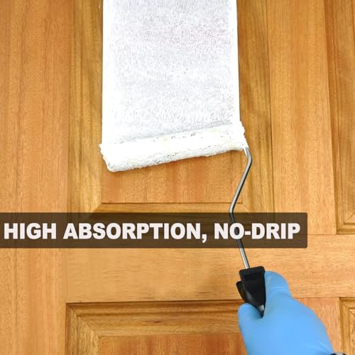 Great Andrew 10 Pack 6 Inch Paint Rollers for All Paints 1/2" Nap - size: 10 PCS, 6-Inch