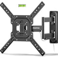 monTEK Full Motion TV Wall Mount Bracket for 23-65 Inch TVs up to 77 lb - size: 23"-65" Full Motion
