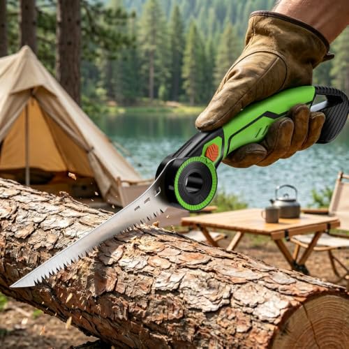 AIRAJ 6.7" Pruning Saw,Folding Saw with SK5 Steel Blade,Fine Tooth Hand Saw - size: 6.7 Inch