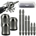 Magnetic Screw Holder Set, 3 Rings & 6 Double-Ended PH2 Bits