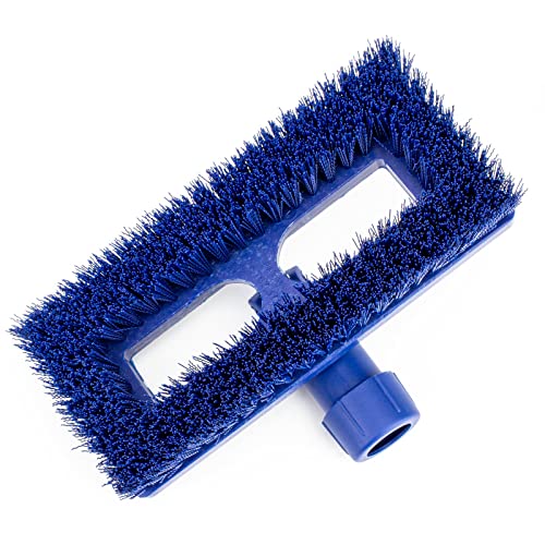 SPARTA 3638831EC14 Polyester Rectangle Scrub Brush, Floor Brush, Cleaning Brush With Swivel Head For Cleaning, 8 Inches, Blue - color: Blue