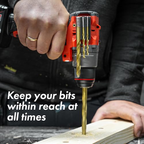 Simon Tools Magnetic Bit Holder for Impact Drivers and Drills - Super Strong Adhesive - Drill Accessory Compatible With Most Drills Brands like Dewalt, Makita, Klein, Bosch and Milwaukee Bit Holder - size: 4-Pack