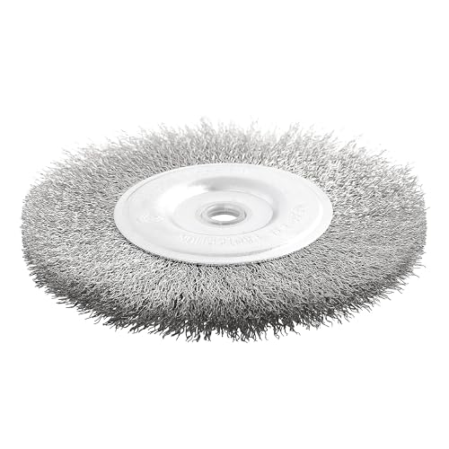 OEMTOOLS 26057 6-Inch Coarse Wire Wheel, Wire Wheel for Angle Grinder, Surface Prep and Deburring, Carbon Steel, Max 4500 RPM - style: 6" Coarse