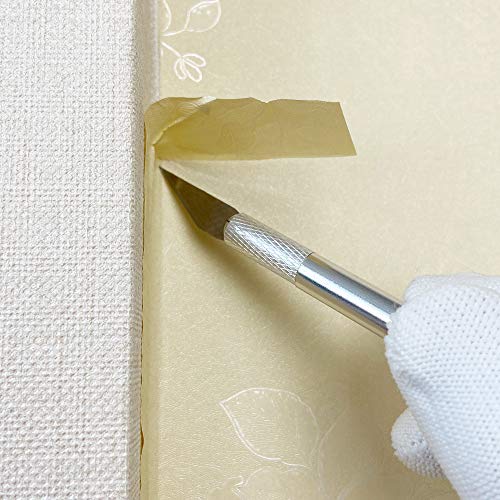 CARTINTS Wallpaper Tools Wallpaper Smoothing Tools with Smoother, Cutter Blades, Seam Roller, for Applying Adhesive Contact Paper Window Film Car Vinyl - color: Wallpaper Kit