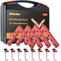 90 Degree Clamp Aluminum Alloy Corner Clamps for Woodworking,5.5" x 5.5"Carpenter Right Angle Clamping Square Tools for Box,Shelves,Picture frames,Drawers Cabinets Position (4 PACK) - style: 14x14cm 4Pack
