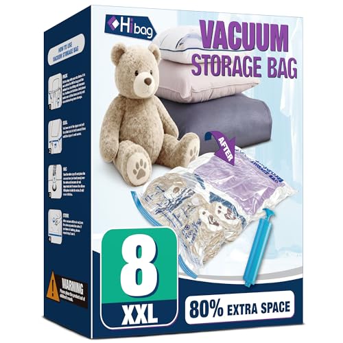 XXL Jumbo Vacuum Seal Storage Bags Extra Large for Clothing Bedding - size: 8-XXL