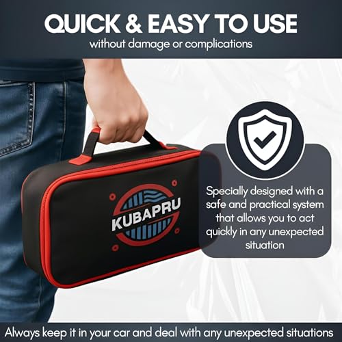 22-Piece Stainless Steel Car Repair Kit, Air Wedge & Carry Bag